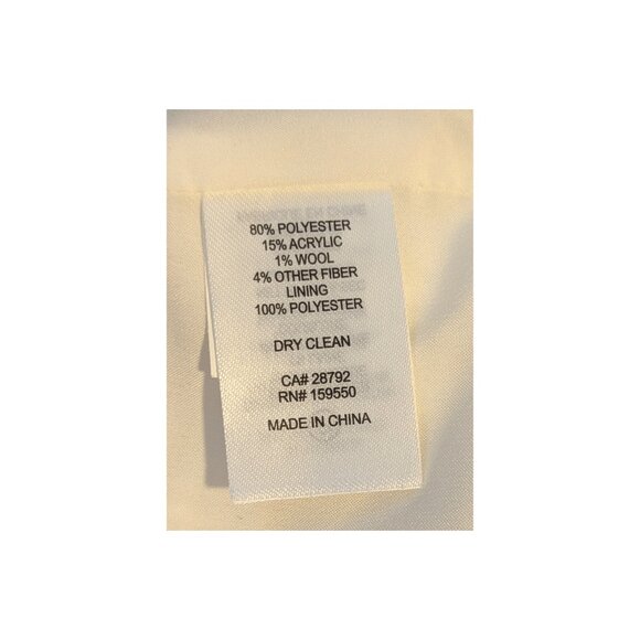 ✨ Maison d'Amélie Paris Ivory Tweed Mini Skirt Size US 8 (EU 38) Pre-owned - Picture 5 of 6